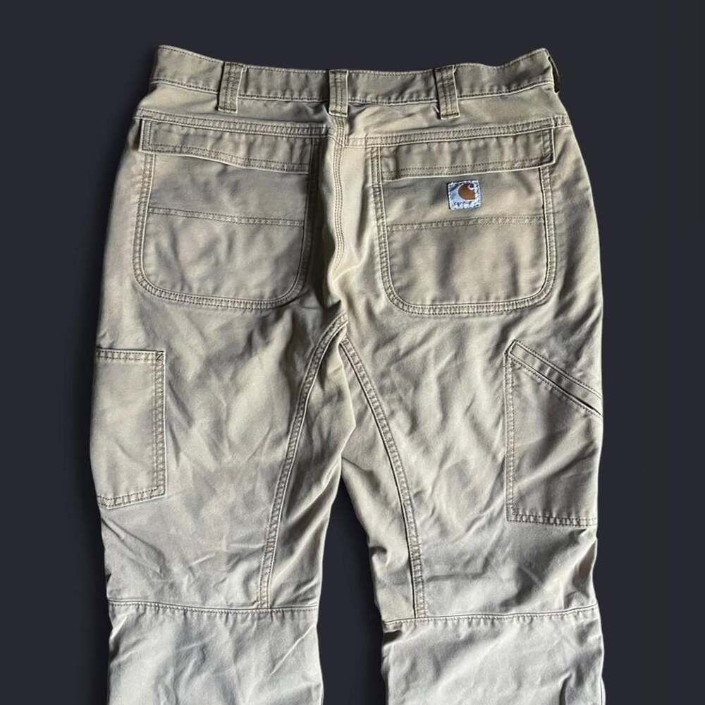 Carhartt Double Knee Carpenter Pants 34x30 Khaki Utility